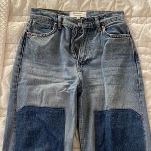 Reformation patch jeans!